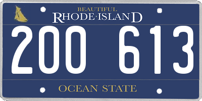 RI license plate 200613