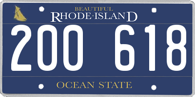 RI license plate 200618
