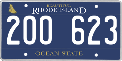 RI license plate 200623