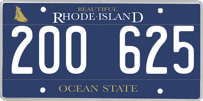 RI license plate 200625