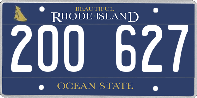 RI license plate 200627