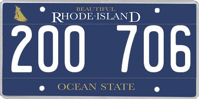RI license plate 200706