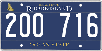 RI license plate 200716