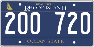 RI license plate 200720