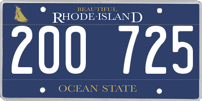 RI license plate 200725