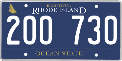 RI license plate 200730