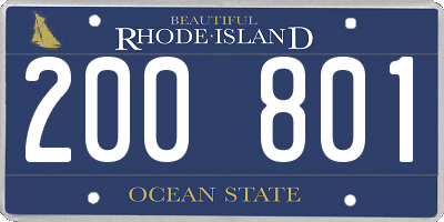 RI license plate 200801