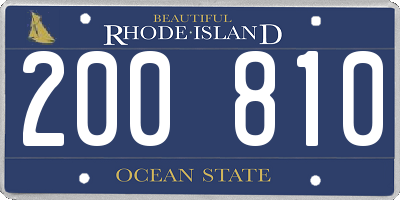 RI license plate 200810