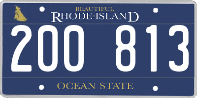 RI license plate 200813