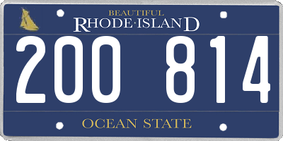 RI license plate 200814