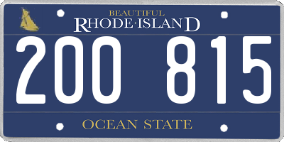 RI license plate 200815