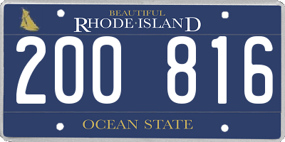 RI license plate 200816