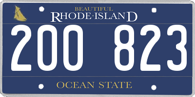 RI license plate 200823