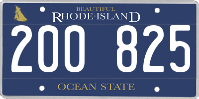 RI license plate 200825