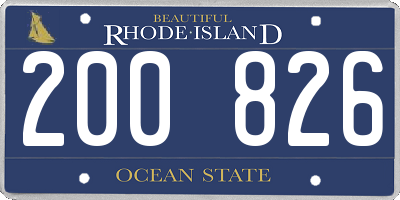 RI license plate 200826