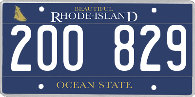 RI license plate 200829