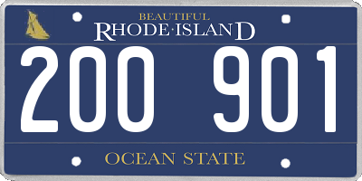 RI license plate 200901