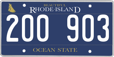 RI license plate 200903