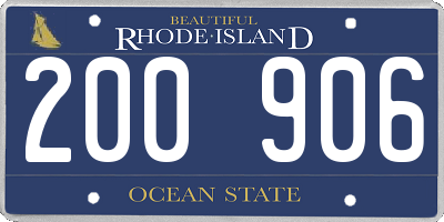 RI license plate 200906