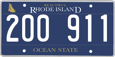 RI license plate 200911