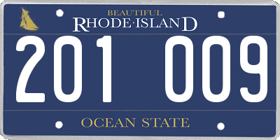 RI license plate 201009