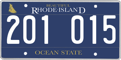 RI license plate 201015