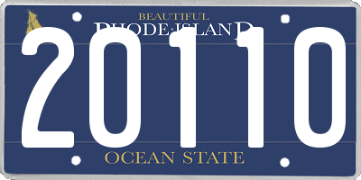 RI license plate 20110