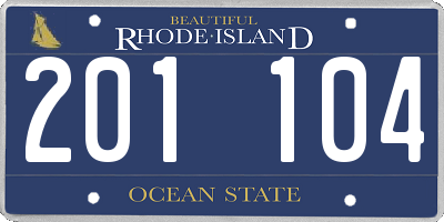 RI license plate 201104