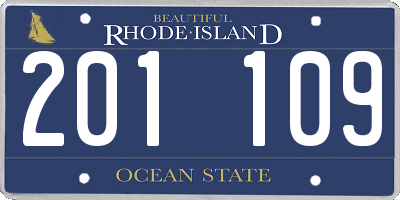 RI license plate 201109