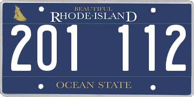 RI license plate 201112