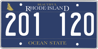 RI license plate 201120
