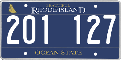 RI license plate 201127