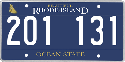 RI license plate 201131