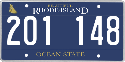 RI license plate 201148