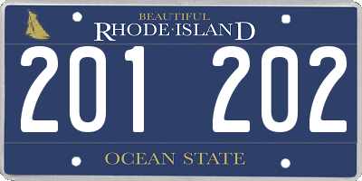 RI license plate 201202
