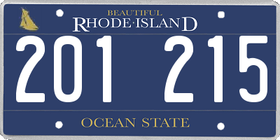 RI license plate 201215