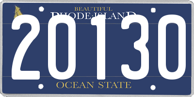 RI license plate 20130