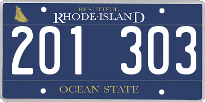 RI license plate 201303