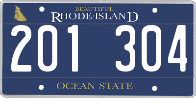 RI license plate 201304