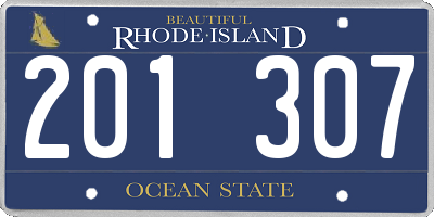 RI license plate 201307