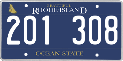 RI license plate 201308