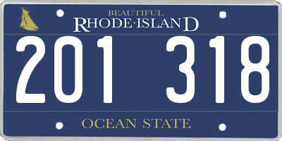 RI license plate 201318