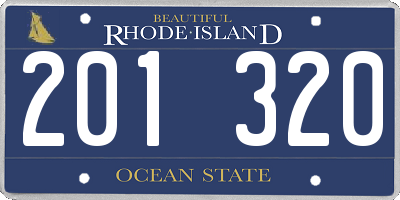 RI license plate 201320