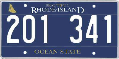 RI license plate 201341