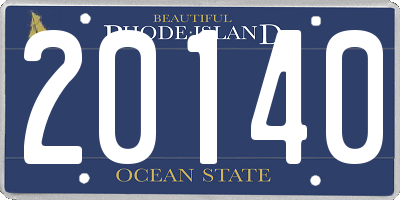 RI license plate 20140