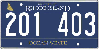 RI license plate 201403