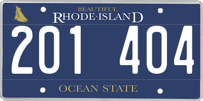RI license plate 201404