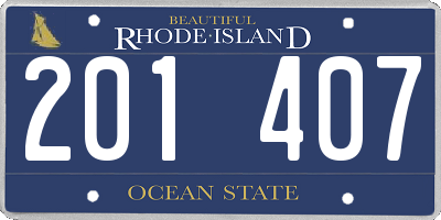 RI license plate 201407