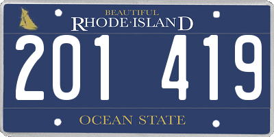 RI license plate 201419