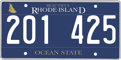RI license plate 201425